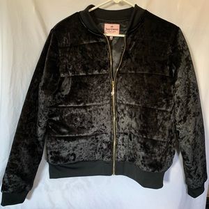 NWOT Juicy Couture Black Velvet Jacket
